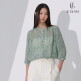 [제이시글램]○ 26SS 페이즐리 쉬폰 자켓 블라우스 4종