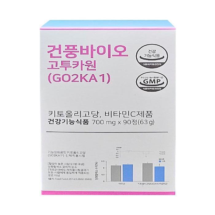셀러허브 식품 건풍바이오 고투카원(GO2KA1) 90정 1박스(AD)