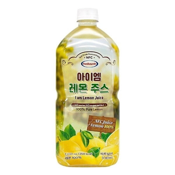 기타 (패플) [기타]보넬드 아이엠 레몬주스 레몬즙 1L / NFC 100 1000ml NO워터 NO설탕_21184374_672009