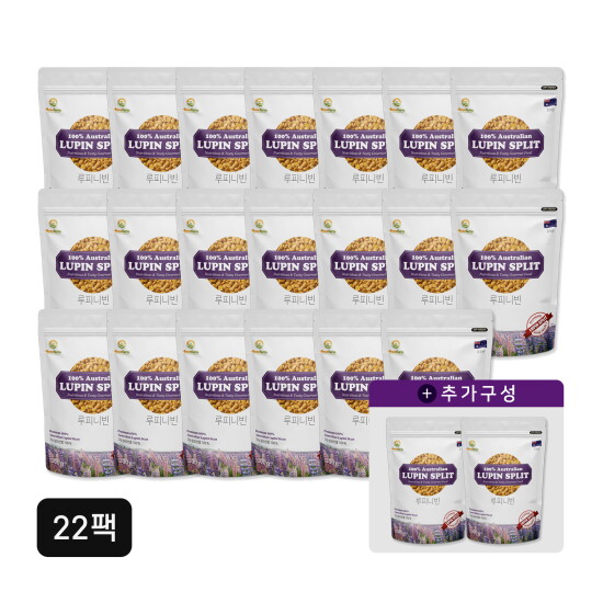 [베네팜][최다구성]베네팜 루피니빈 22팩(팩당 300g)