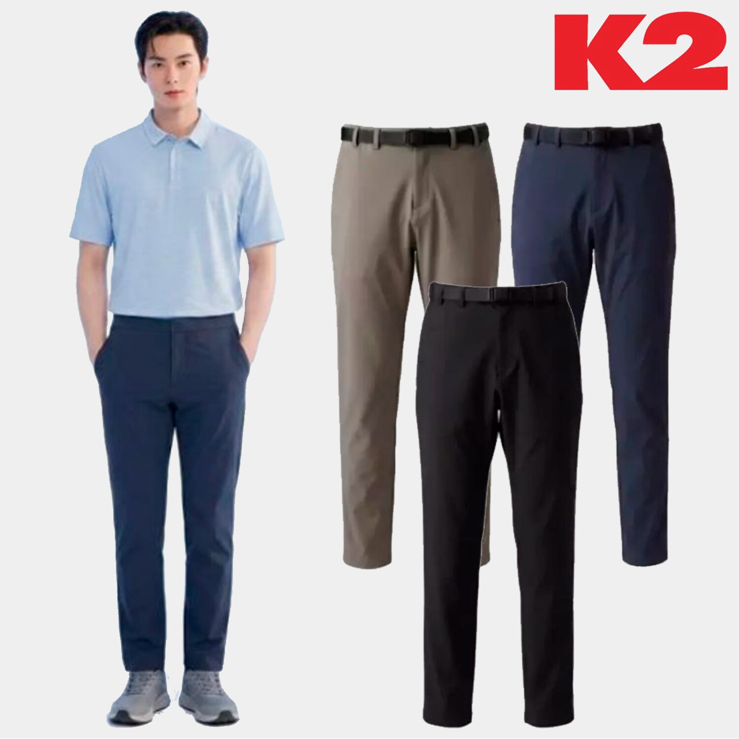 케이투 K2 케이투 남성 간절기 등산바지 스탠다드 팬츠 골드핏 이채민 착장 KMU24393