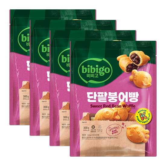 [비비고]단팥붕어빵 300g X 4개