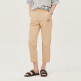 [베네통(공식)][Online Exclusive] 백 밴딩 자수 배기 팬츠_BADPE3431BG