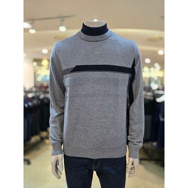 (주)마리오(API) 인디안 [하프클럽/인디안]MARIO인디안 울 원포인트 하프넥 니트티MIG-BH3W-9221