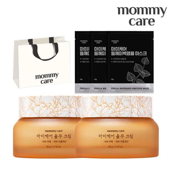 [마미케어]마미케어 율무크림 50g * 2 + 들깨 마스크팩 3매 + 쇼핑백
