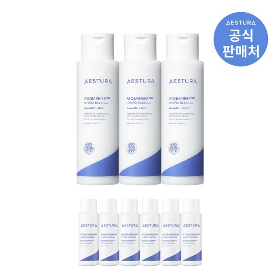 [에스트라]아토베리어365 하이드로 에센스 200ml x 3개