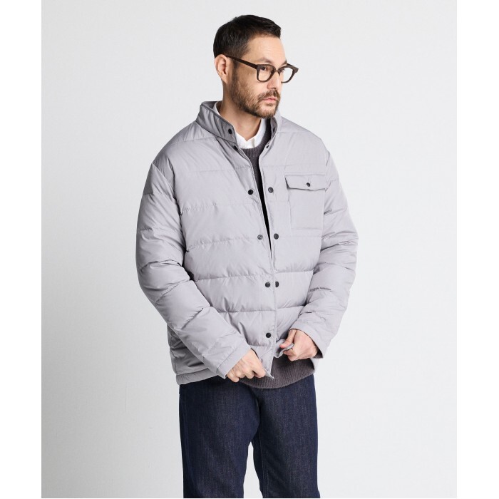 디엠스 [DIEMS]덕다운 퀼팅 점퍼_그레이 (클래식핏)-DAJJU10268B