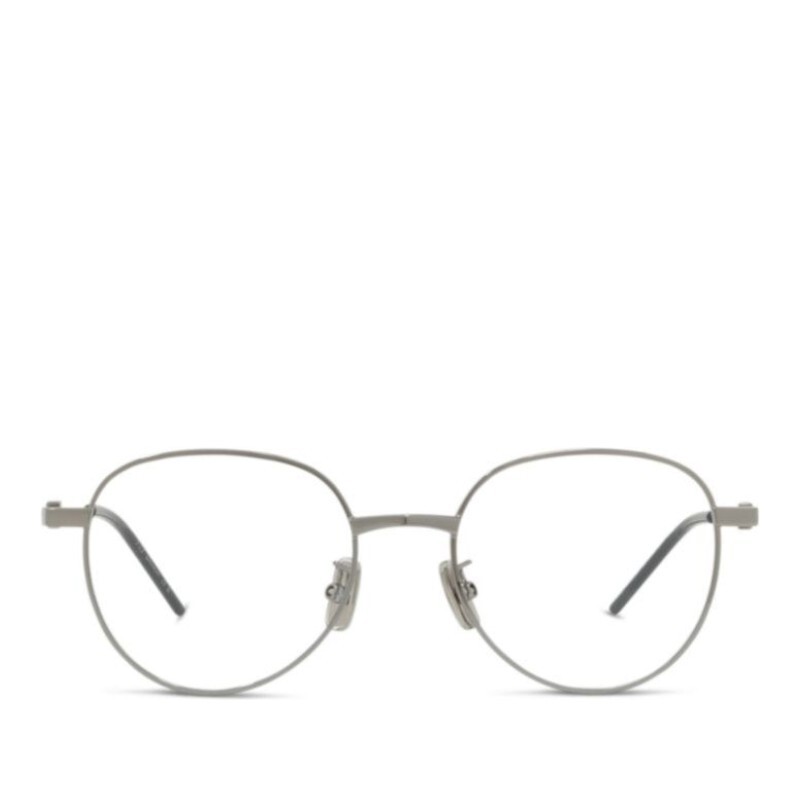 GIVENCHY 지방시 지방시 라운드 실버 메탈 안경테 GV50072U 012 SILVER 50