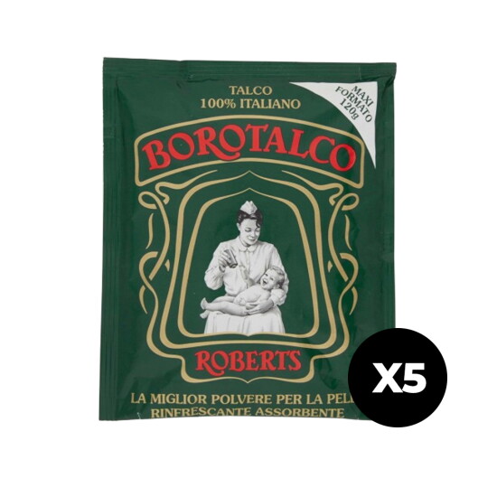 [보로탈코(해외직구)]borotalco 바디파우더 리필용 120g× 5개