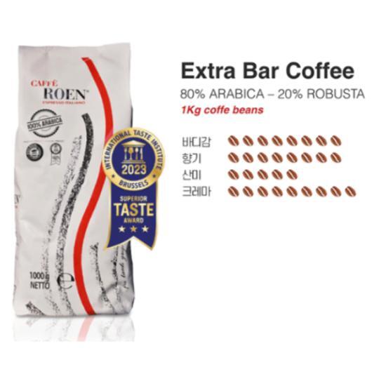 [카페로엔]엑스트라바(아라비카 80%,로부스타 20%) 원두 1kg,1개