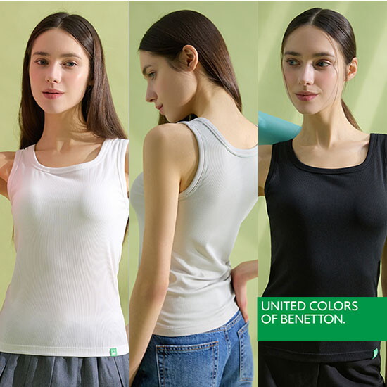 [베네통]26SS 베네통 BENETTON 골지 퓨징 브라탑 3종