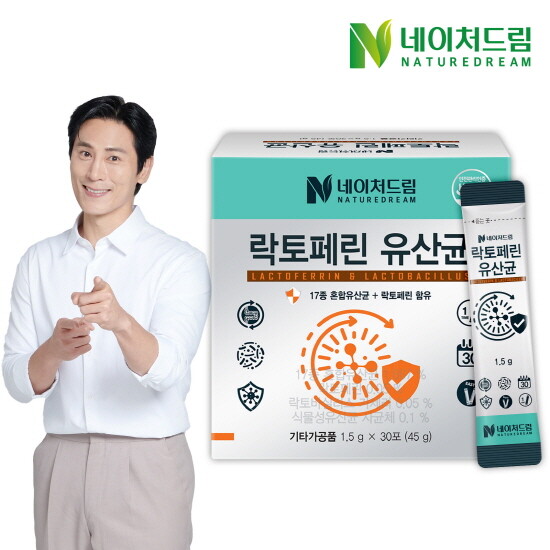 네이처드림 네이처드림 락토페린 유산균 1.5g x 30포 1박스 / 초유단백질
