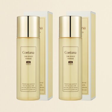 24kラグジュアリーゴールドスキントナー150ml 1+1
