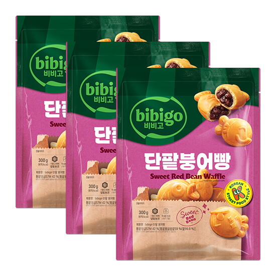 [비비고]단팥붕어빵 300g X 3개