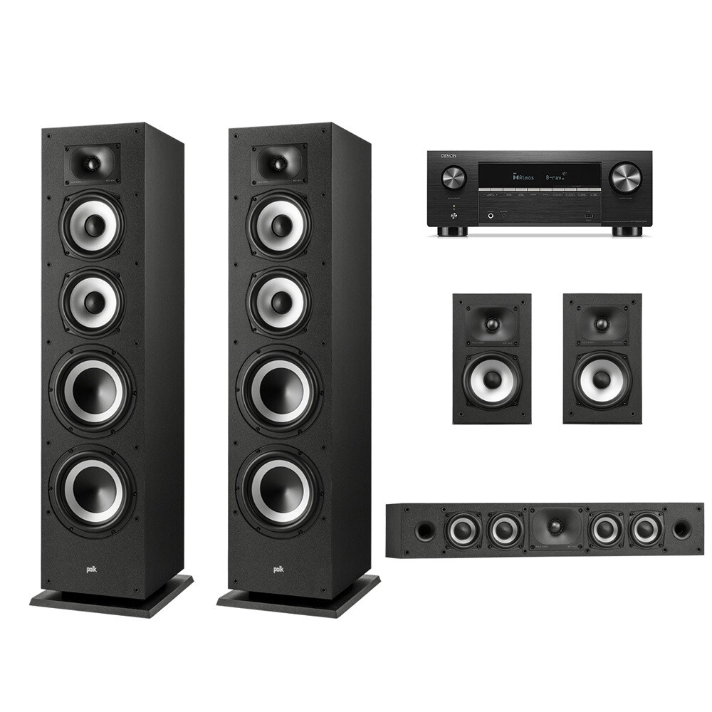 DENON 데논 AVC-X3900H + 폴크오디오 XT70 5채널 홈시어터 스피커(15/35)