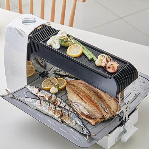 화이버텍(주) 브라텐 [브라텐CORE 얼리버드 이벤트] 브라텐 CORE (꼬치기능X, 실속형) 무연 가스그릴 원적외선 직화 가정용 바베큐 고기구이 생선구이 캠핑