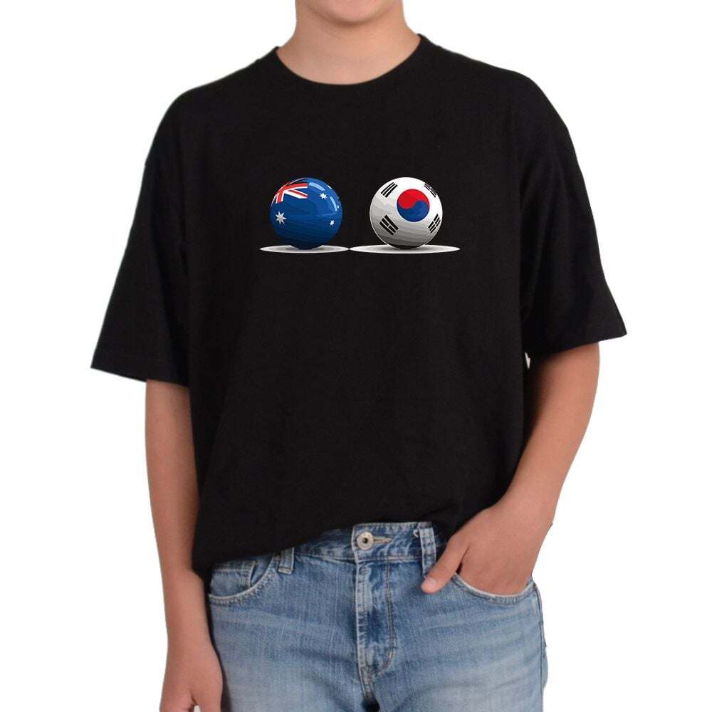 지오벤처스 기능성 반팔티셔츠 한국 호주 시드니 국기 그림 다양한색상 전사이즈