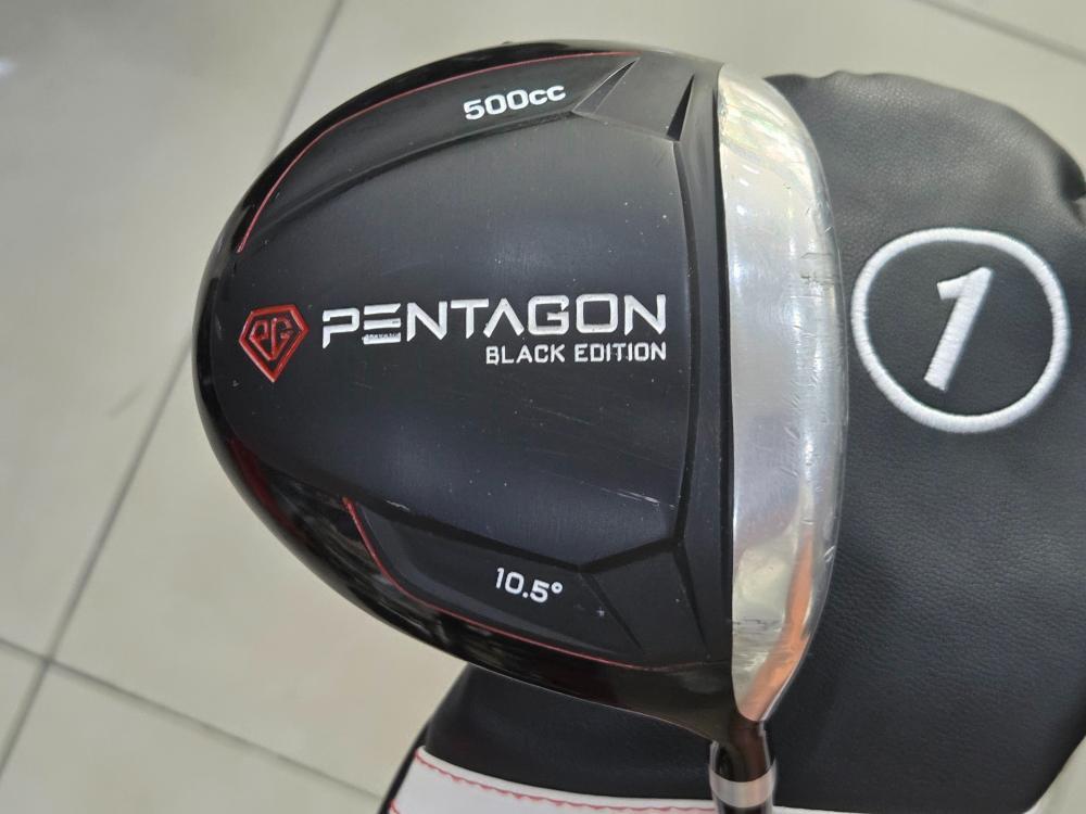 YAMAMOTO 야마모토 중고 PENTAGON 야마모토 YAMAMOTO 정품 대형헤드 500CC 드라이버 10.5도 S 중고 골프채