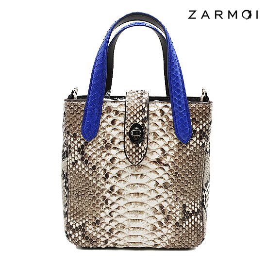★정상가 298,000원★[잘모이] 셀리나 리얼 파이톤 미니 토트백 ZA-4023