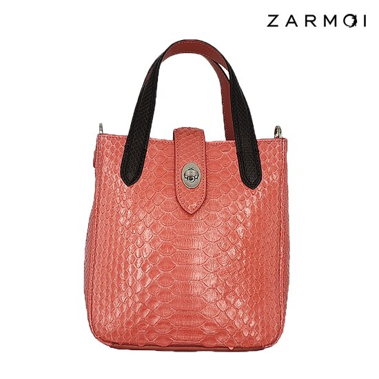 ★정상가 298,000원★[잘모이] 셀리나 리얼 파이톤 미니 토트백 ZA-4023