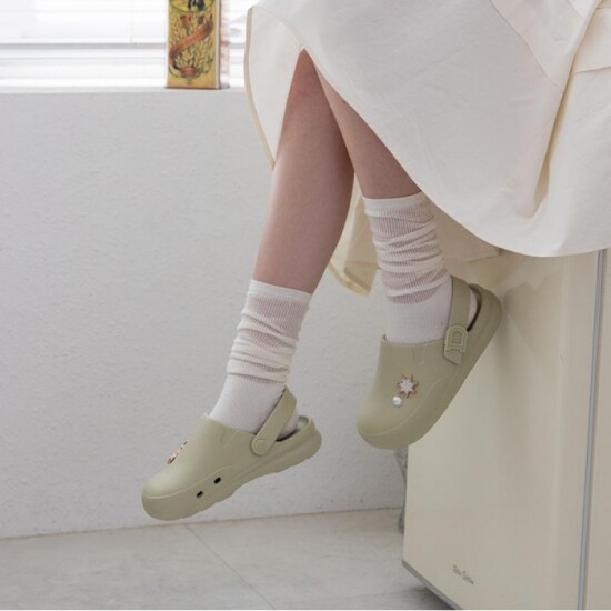 [포멜카멜레][포멜카멜레] 카일리 클로그 KHAKI 4.5cm