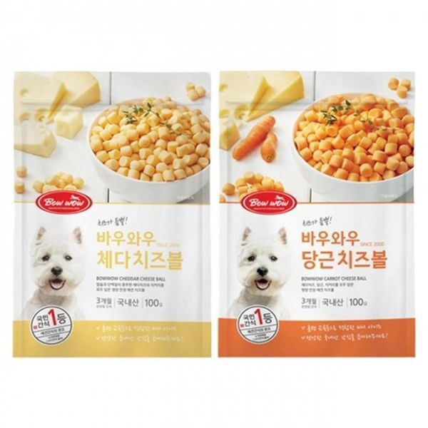 리디아넬 [하프클럽/리디아넬]치커리 갱얼쥐 칼륨함유 치즈볼 D02265 3개 애견쿠키