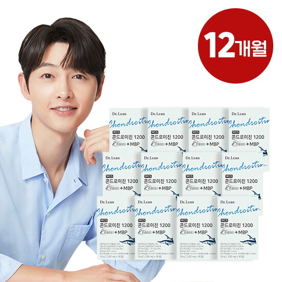 [닥터린]○반값 세일![12개월] 닥터린 콘드로이친 1200 콘레이티+MBP 12박스 (1박스:1,200mgX30정)