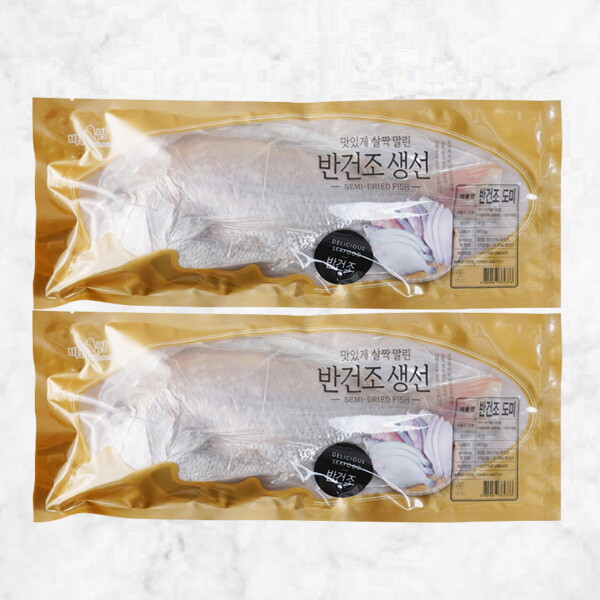 동방유통 예찬 [동방유통] 맛있게 말린 국내산 반건조 도미 600gx2팩