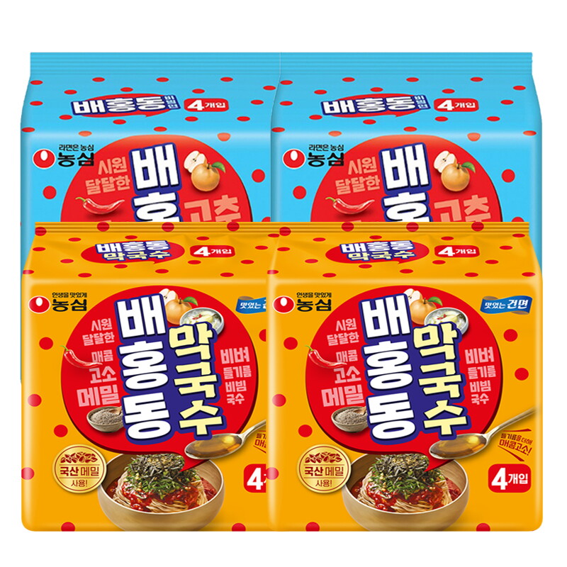 농심 농심 배홍동막국수8봉+배홍동비빔면8봉
