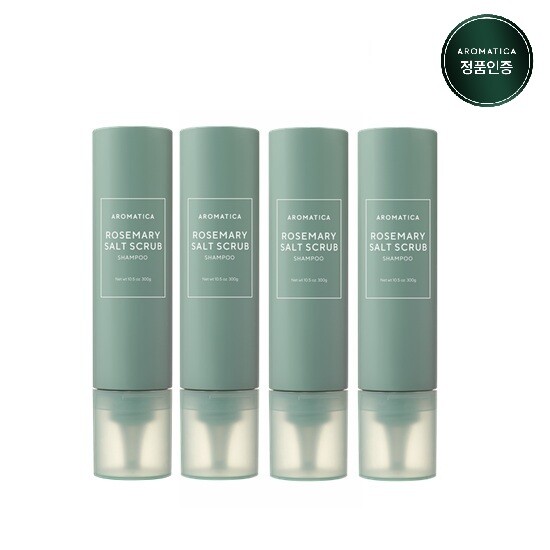 [아로마티카]로즈마리 솔트 스케일링 샴푸 기본패키지 (샴푸 300g * 4통)