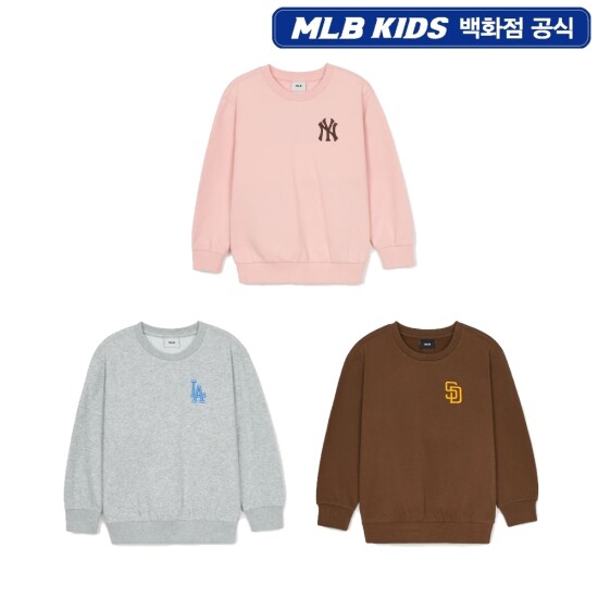 [MLB키즈]베이직 빅럭스 기모 맨투맨 (7AMTB0246)