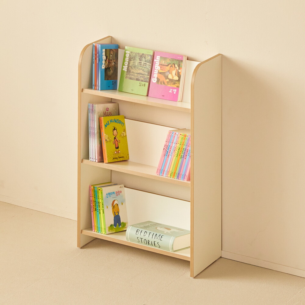 기타 오네뜨 3단 오픈책장 키즈 아동 책장 아이방 전면책장