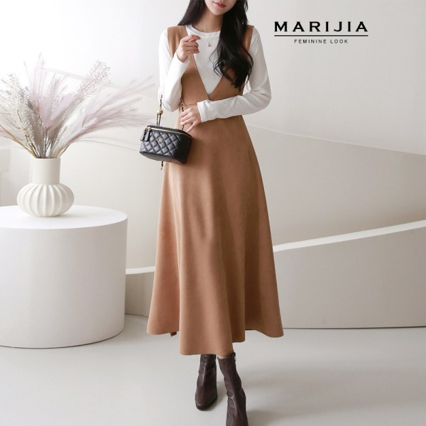 기타 (패플) [마리지아][세트][MARIJIA] 샤 무드 롱 원피스 SET_MSTA31058