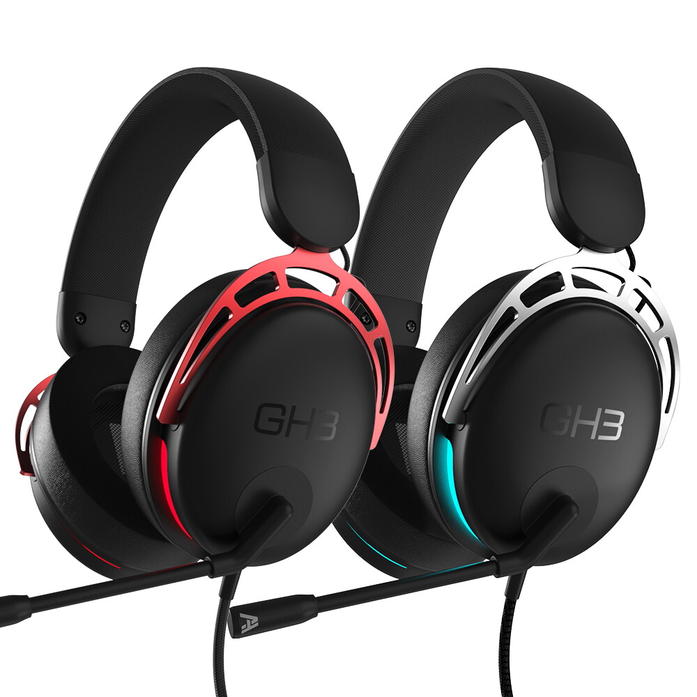 에이투 [9월한정 리뷰이벤트] 에이투 GH3 가상 7.1채널 프리미엄 유선 게이밍 헤드셋 마이크 LED 경량 PC PS 호환