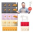제주 돼지 통까스 6팩+치즈 통까스 3팩+고구마 통까스 3팩 총 12팩(감귤브라운소스6팩+토마토레드소스3팩+참깨화이트소스 3팩)+돈까스거치대1개