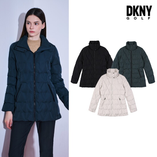 [(디케이앤와이)][DKNY GOLF] 튜브 덕다운 재킷 여성 3컬러 택1 B