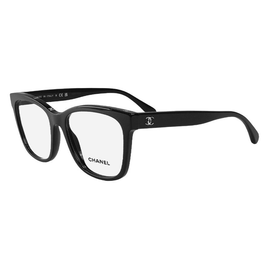 샤넬 샤넬 스퀘어 레터링 안경 CH3392 A75208 C501 블랙