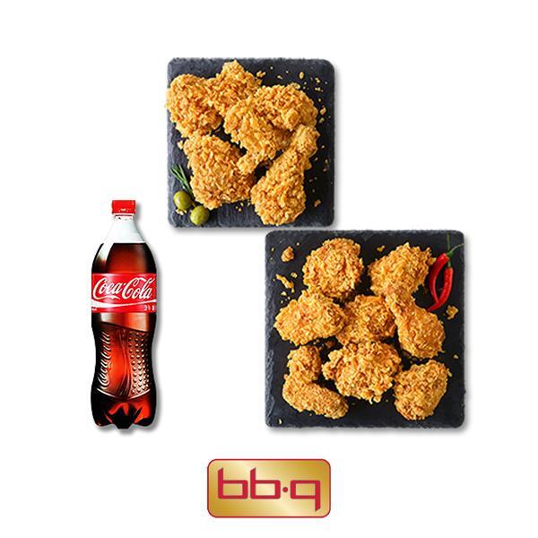 비비큐 [BBQ] 오리지널 반반(황금올리브+크리스피)+콜라1.25L