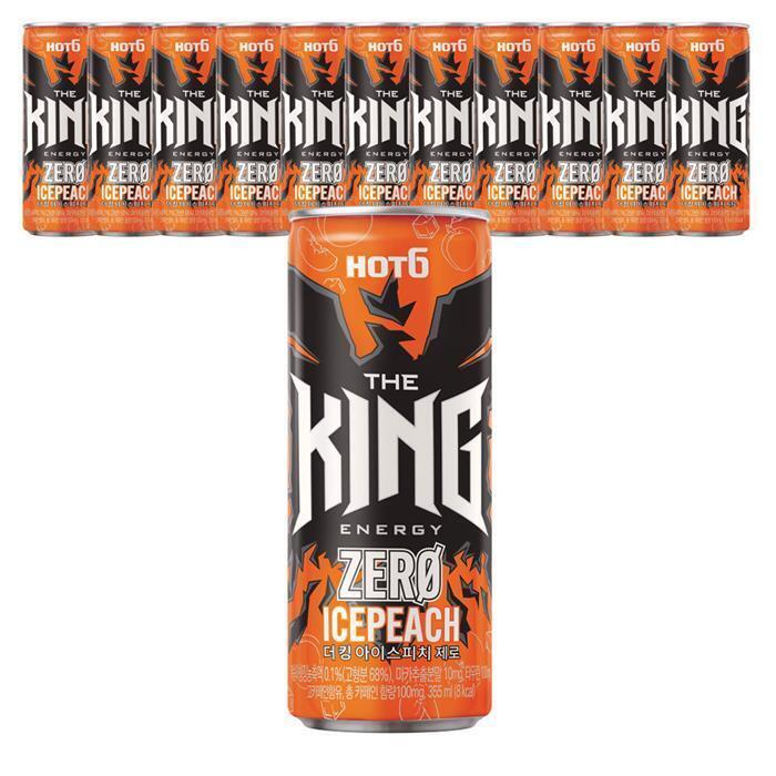 롯데 [롯데]롯데 핫식스 더킹 아이스피치 제로 355ml X 12캔 (41946311)