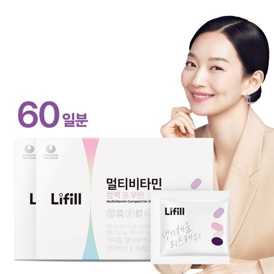 [라이필]■[1+1][특별구성]라이필 멀티비타민 컴팩 포 우먼 (60일분)