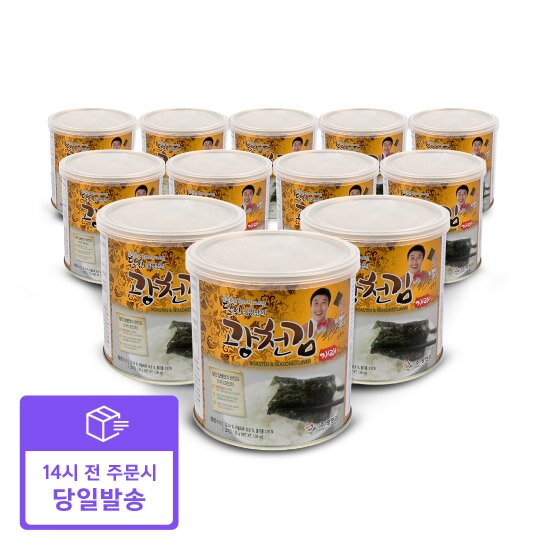 [빠른배송] 달인 김병만의 재래 캔김 (30gX12캔)