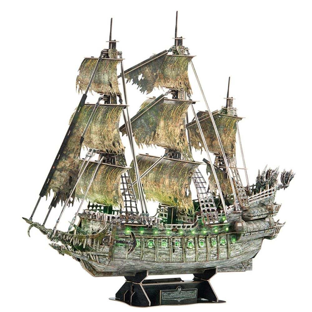 친절한탄씨 JMds 큐빅펀 퍼즐 (3D입체퍼즐) 플라잉 더치맨 LED (L527) 입체 퍼즐놀이 완구