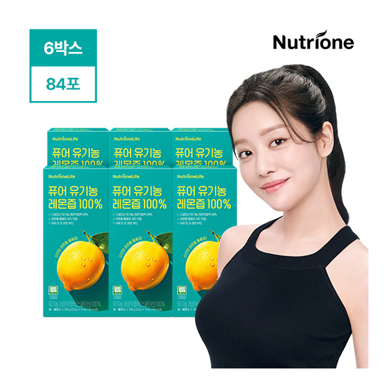 [뉴트리원][6박스]뉴트리원 퓨어 유기농 레몬즙 100 (20 g * 14포 (280 g) * 6박스)