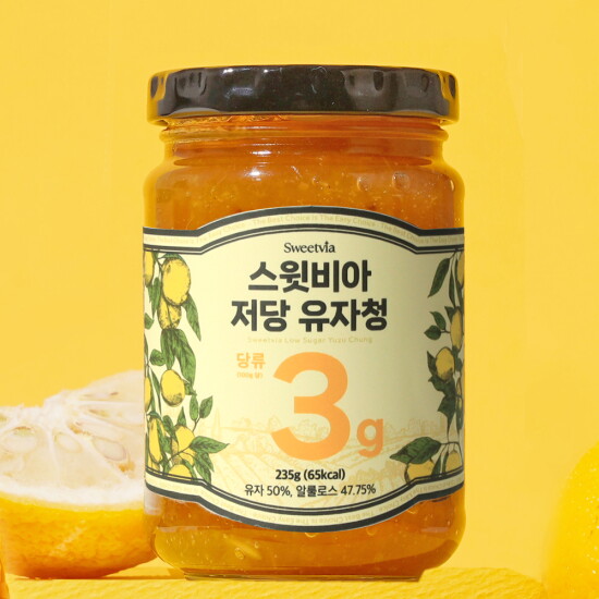 [닥터트루]스윗비아유자청235gX3개 세트 (해피허브메타)