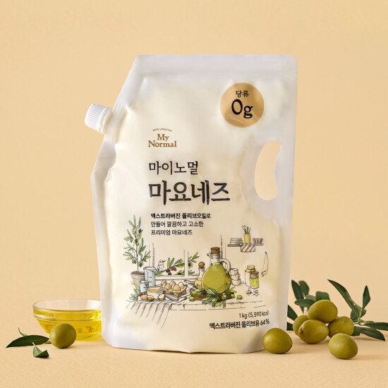 [마이노멀][매니아구성]마이노멀 엑스트라버진 올리브오일 마요네즈 1kg