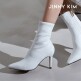 [지니킴(슈즈)]J SPAN ANKLE 제이 스판 앵클 부츠 8cm