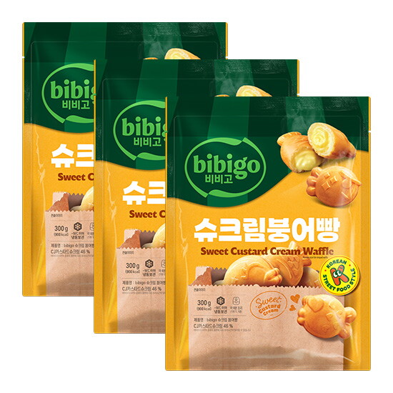 [비비고]슈크림붕어빵 300g X 3개
