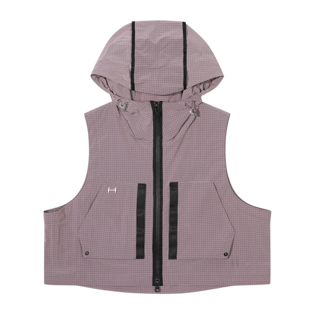 오프로드 유니 후디 베스트 - RIB (인디 퍼플)_5LG1412