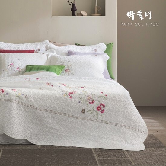 [SS]광목 자수 워싱 침구 풀세트_연수화