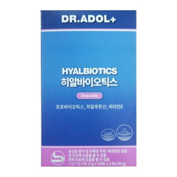 하프클럽(식품) [하프클럽/기타]닥터아돌 여성질 유산균 유래 히알바이오틱스 3g x 30포 1박스 SJ